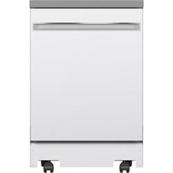 GE 24" Portable Dishwasher White GPT225SGLWW Image